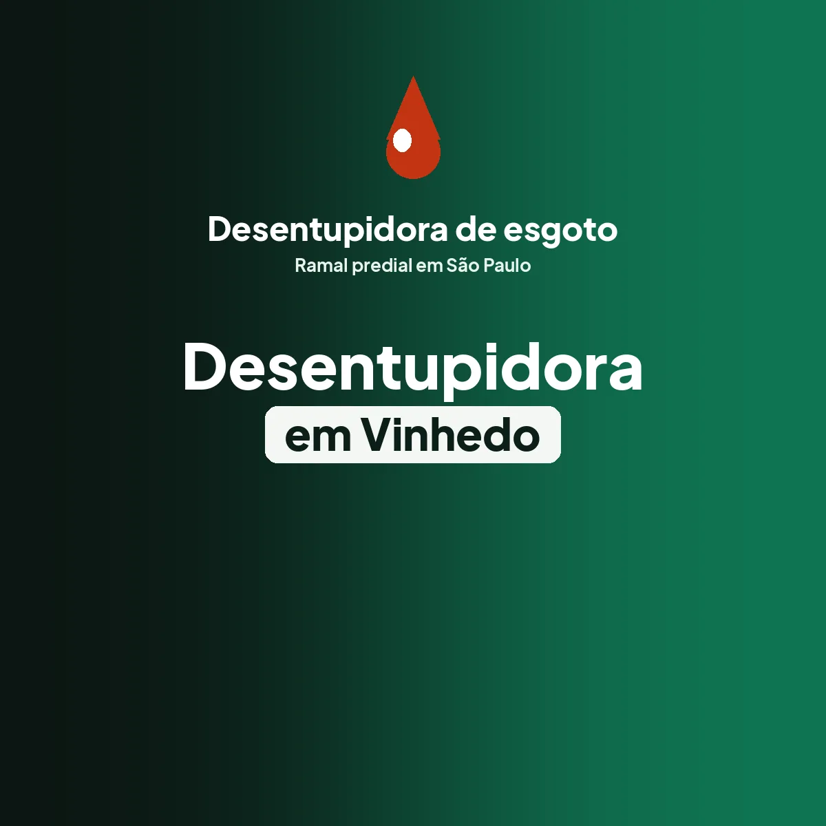 Desentupidora de esgoto em Vinhedo